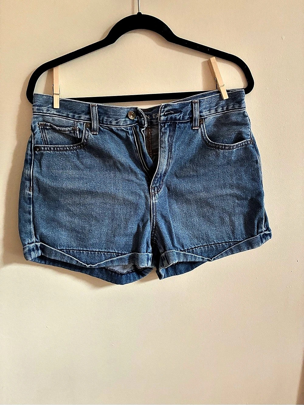American Eagle Outfitters Denim Shorts Denim Jean Shorts Blue Size 10